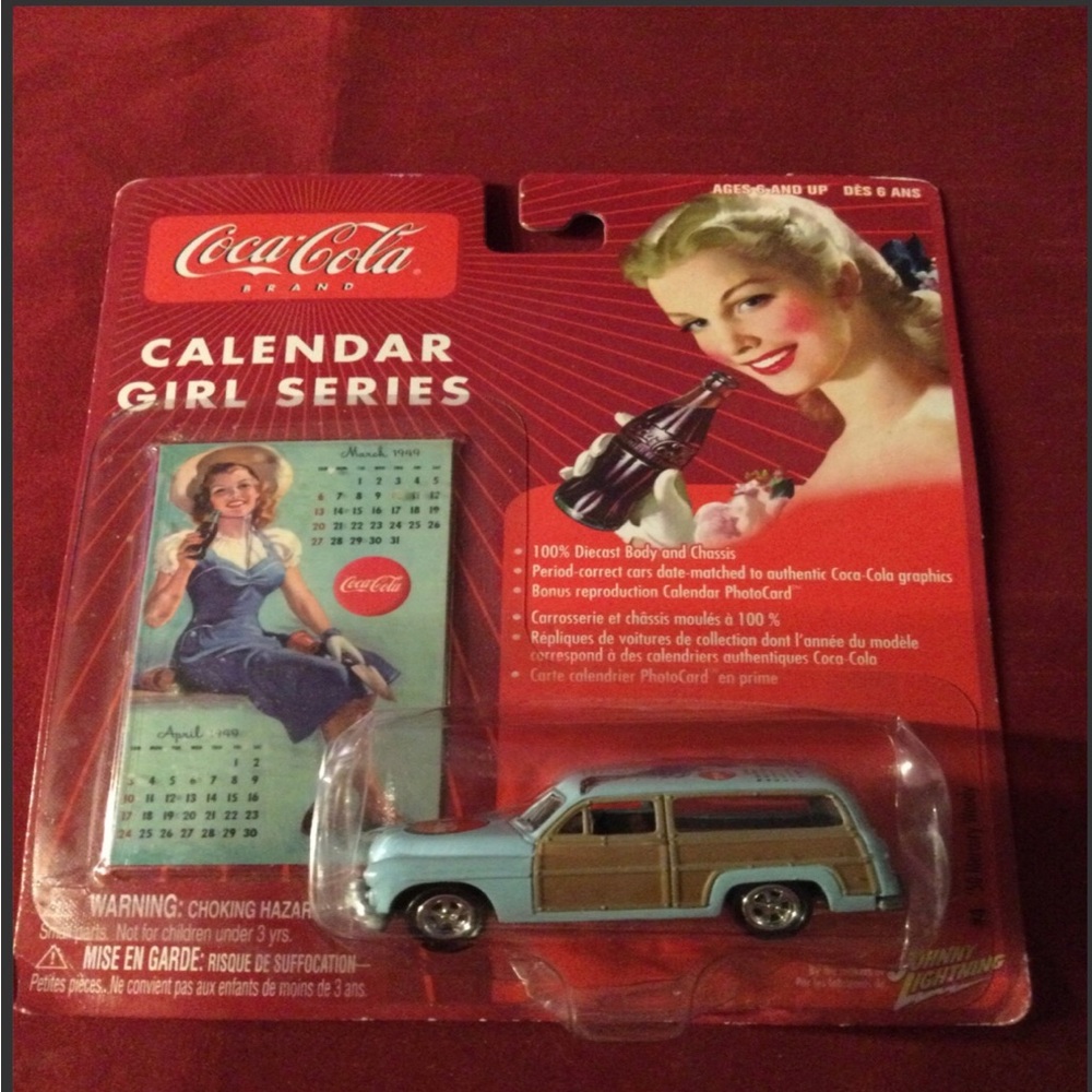 Coca Cola Calendar Girl Series - #4 ‘50 Mercury Woody